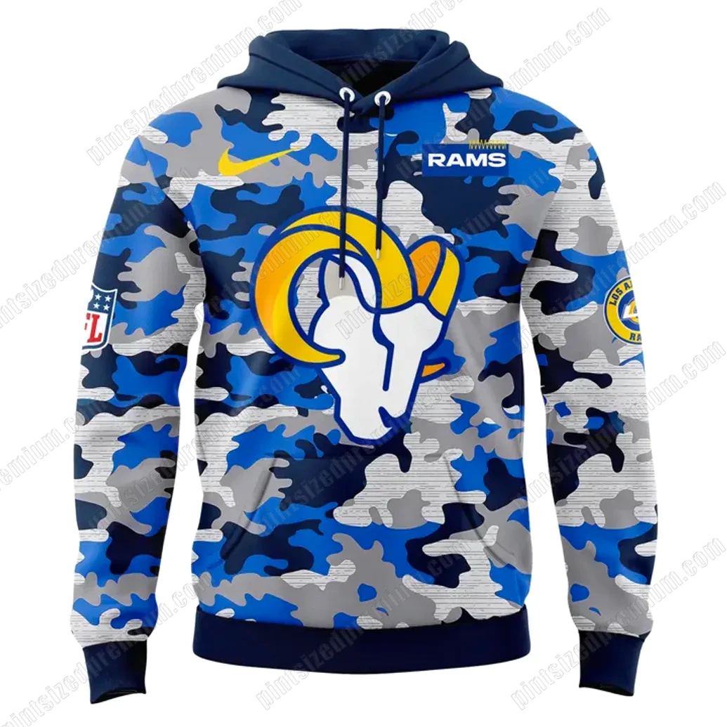 Los Angeles Rams Military Day Limited Hoodie Los Angeles Rams Military Day Limited Hoodie