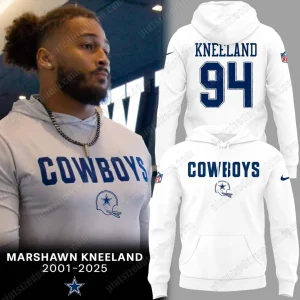 Marshawn Kneeland Dallas Cowboys Memories 2001-2025 Hoodie