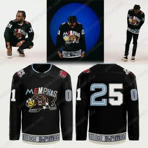 Memphis Grizzlies New 2025 Hockey Jersey Memphis Grizzlies New 2025 Hockey Jersey