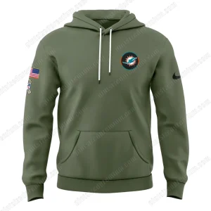 Miami Dolphins x Coach Mike McDaniel 2025 Salute to Service Hoodie