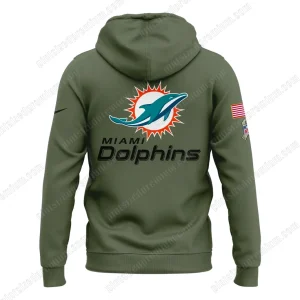 Miami Dolphins x Coach Mike McDaniel 2025 Salute to Service Hoodie