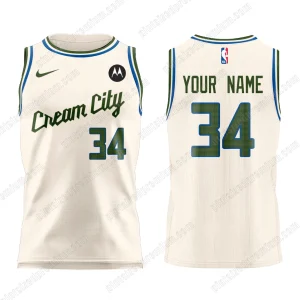 Milwaukee Bucks 2025 Cream City New Jersey