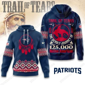 New England Patriots Trail of Tears 2025 Limited Hoodie