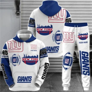 New York Giants 2025-26 New Edition Custom Hoodie Joggers New York Giants 2025-26 New Edition Custom Hoodie Joggers