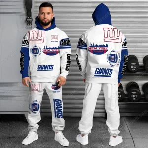 New York Giants 2025-26 New Edition Custom Hoodie Joggers