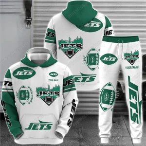 New York Jets Sport Collection Custom Hoodie Joggers