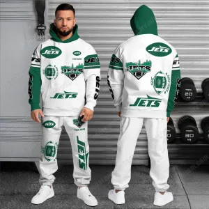 New York Jets Sport Collection Custom Hoodie Joggers