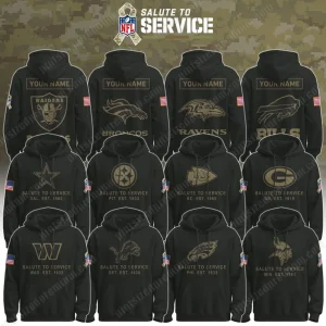 NFL Hoodie Salute To Server 2025 NFL Hoodie Salute To Server 2025