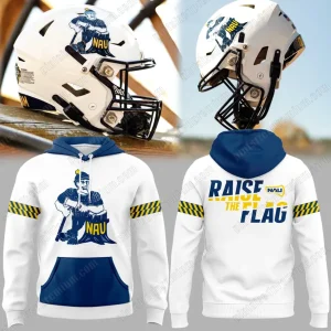 Northern Arizona Lumberjacks Football New Raise The Flag Hoodie