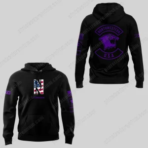 Northwestern Wildcats Military 2025 Hoodie