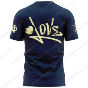 Notre Dame Fighting Irish The Greatest Is Love T-Shirt