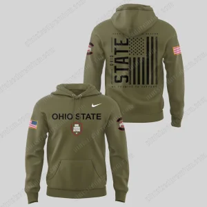 Ohio State 2025 Military Appreciation Day Hoodie