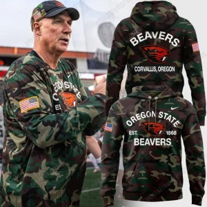 Oregon State Football Military Appreciation 2025 Hoodie