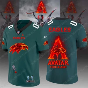 Philadelphia Eagles x Avatar Fire And Ash 2025 Football Jersey