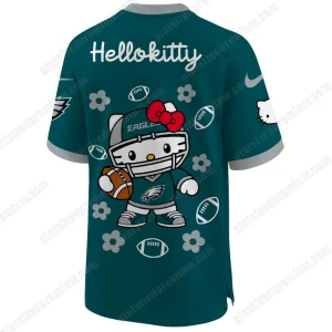 Philadelphia Eagles x Hello Kitty New 2025 Edition Football Jersey