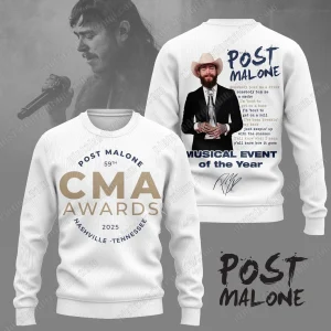 Post Malone 2025 CMA Awards Music Event Of The Year Shirt