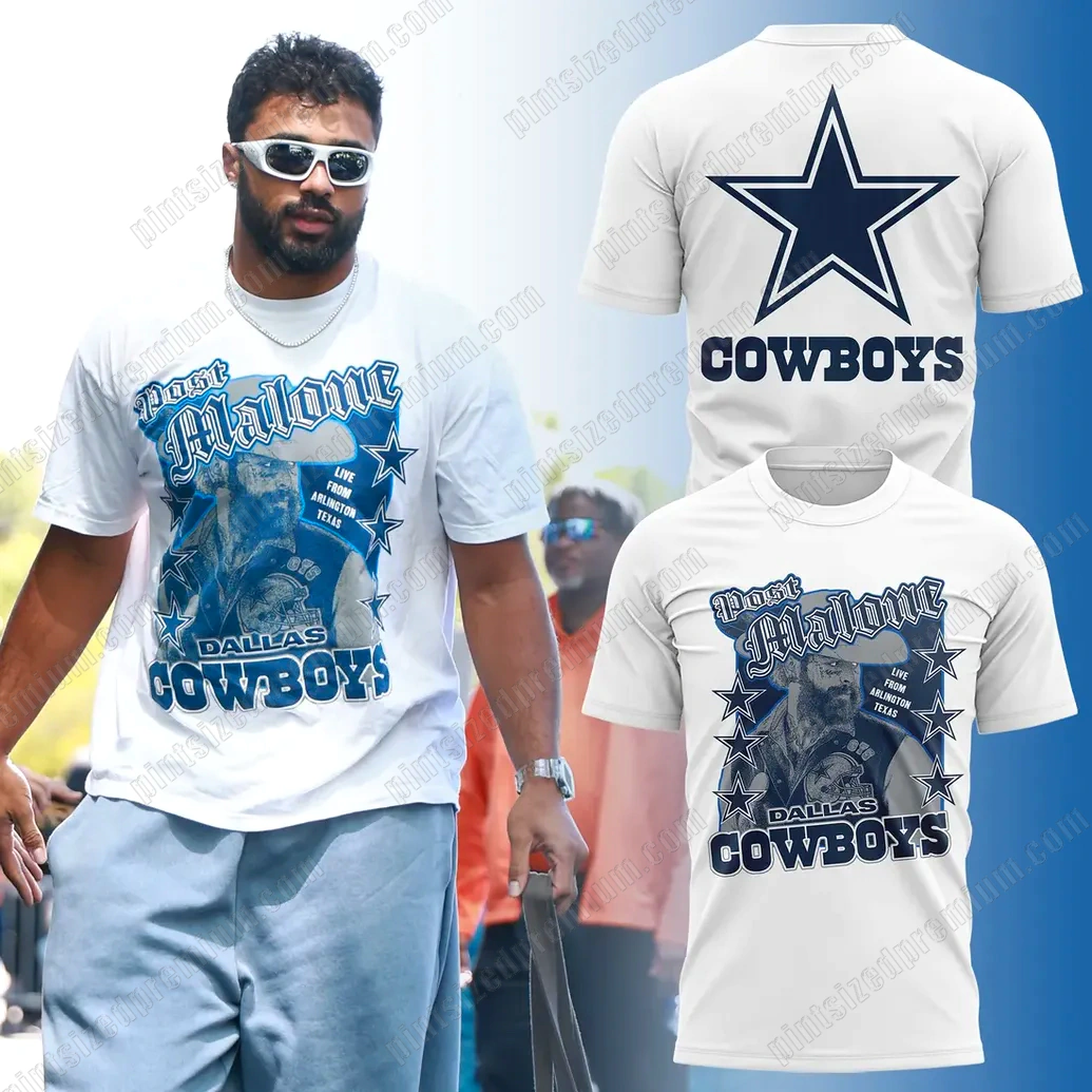 Post Malone x Dallas Cowboys 2025 Live From Arlington Texas T-Shirt Post Malone x Dallas Cowboys 2025 Live From Arlington Texas T-Shirt