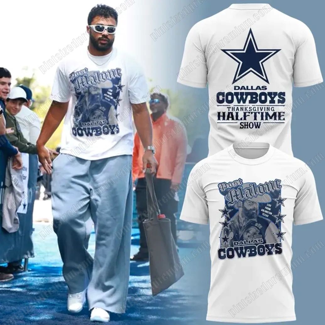 Post Malone x Dallas Cowboys Halftime Show T-Shirt Post Malone x Dallas Cowboys Halftime Show T-Shirt