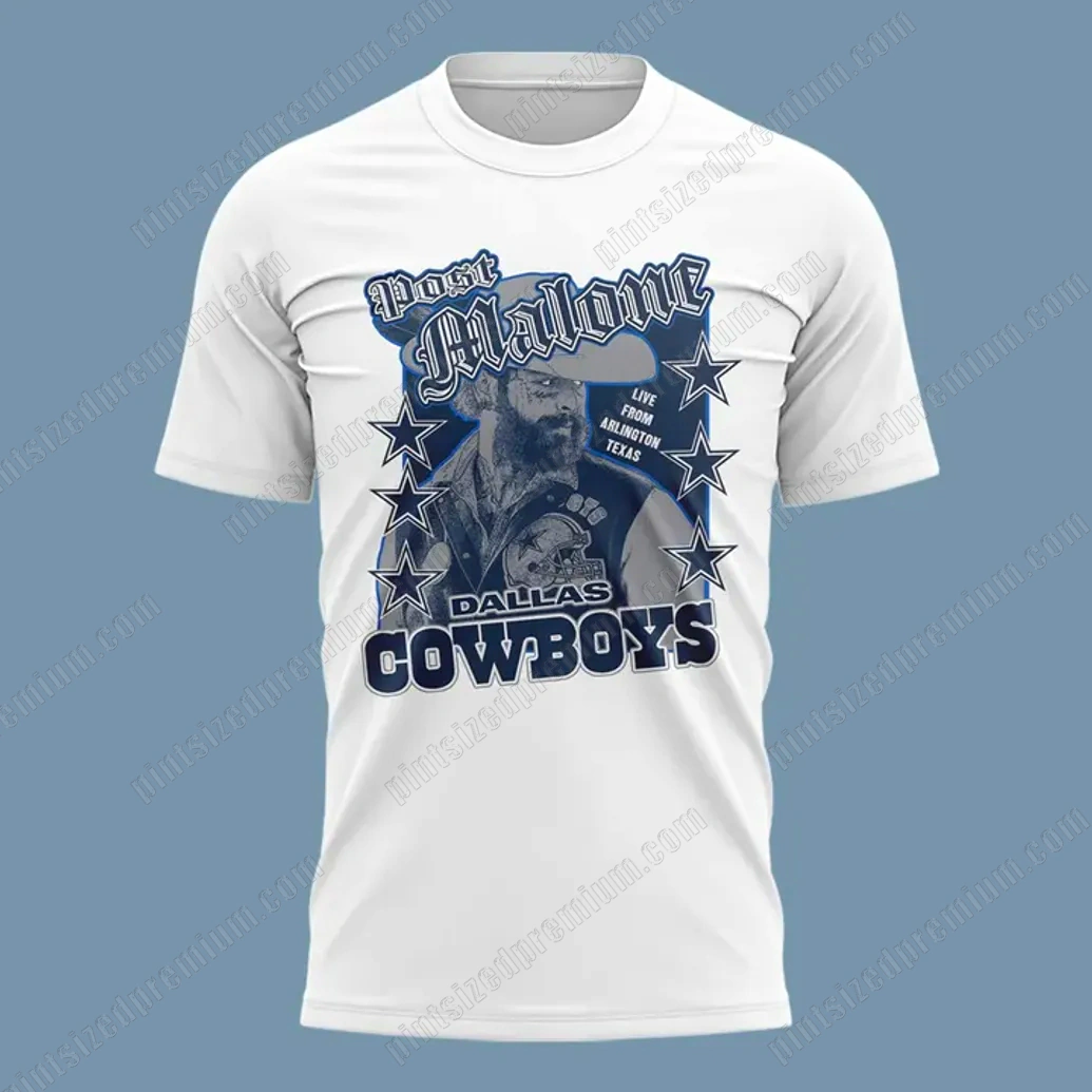 Post Malone x Dallas Cowboys Halftime Show T-Shirt Post Malone x Dallas Cowboys Halftime Show T-Shirt