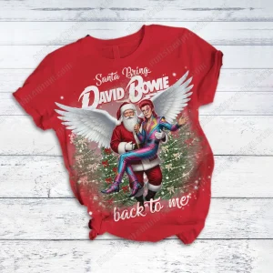 Santa Bring David Bowie Back To Me Christmas Pajamas Set