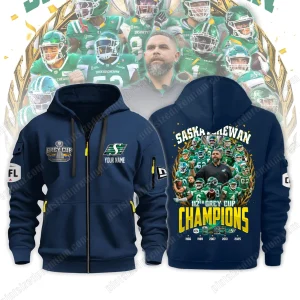 Saskatchewan Roughriders 112th Grey Cup Champions Hoodie