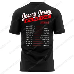 Season Of Steals Jersey Jersey Bye Bye Tour 2025 T-Shirt