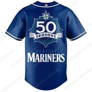 Seattle Mariners 50th Anniversary Tribute 2025 Baseball Jersey