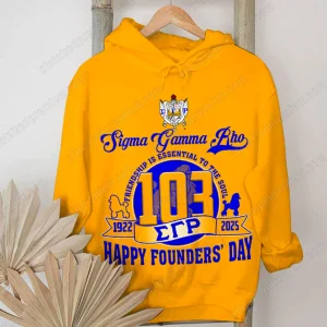 Sigma Gamma Rho 103th Happy Founder Day 2025 T-Shirt