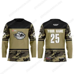 Syracuse Crunch Military Appreciation 2025 Game Hockey Jersey