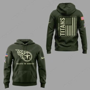 Tennessee Titans 2025 Military Appreciation Hoodie