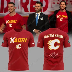 The Calgary Flames Rocked Kardri Ahead Of Nazem Kardri 1000th Game Red T-Shirt The Calgary Flames Rocked Kardri Ahead Of Nazem Kardri 1000th Game Red T-Shirt
