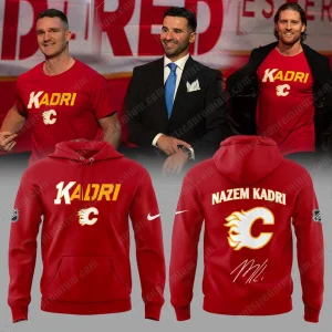 The Calgary Flames Rocked Kardri Ahead Of Nazem Kardri 1000th Game Red T-Shirt