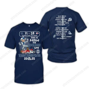 This Is How The Cowboys Love Thanksgiving 2025 Cowboys 31-28 Chiefs Shirt This Is How The Cowboys Love Thanksgiving 2025 Cowboys 31-28 Chiefs Shirt