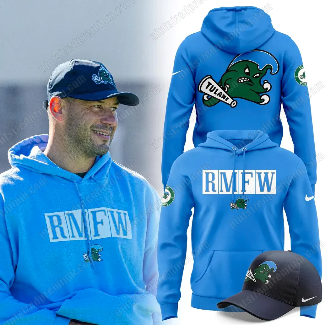 Tulane Green Wave Football RMFW 2025 Limited Edition Hoodie Tulane Green Wave Football RMFW 2025 Limited Edition Hoodie