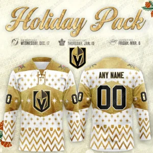 Vegas Golden Knights Holiday Pack 2025 Hockey Jersey (V2)