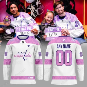 Washington Capitals 2025 Fight Cancer Jersey