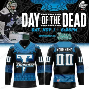 Wichita Thunder x Day of the Dead 2025 Limited Hockey Jersey Wichita Thunder x Day of the Dead 2025 Limited Hockey Jersey