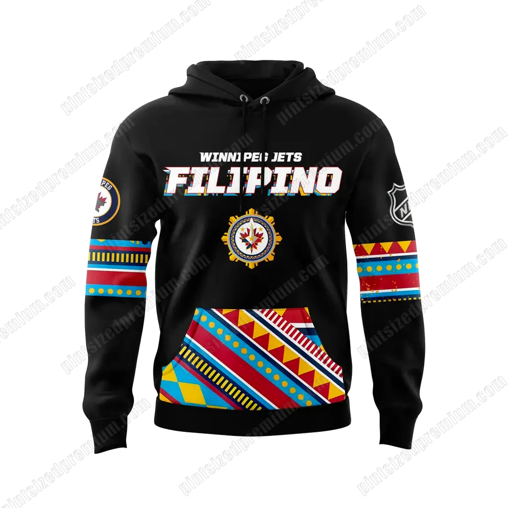 Winnipeg Jets 2025 Filipino Heritage Night Hoodie Winnipeg Jets 2025 Filipino Heritage Night Hoodie