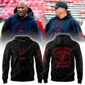 Wisconsin Badgers Freedom UAF 2025 Hoodie