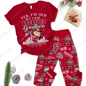 Yes I’m Old But I Saw Buckeyes Greatness Pajamas Set