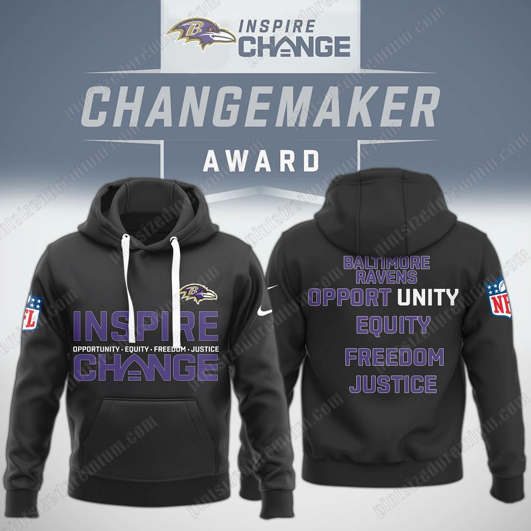 Baltimore Ravens Inspire Change 2025 Freedom Hoodie Baltimore Ravens Inspire Change 2025 Freedom Hoodie