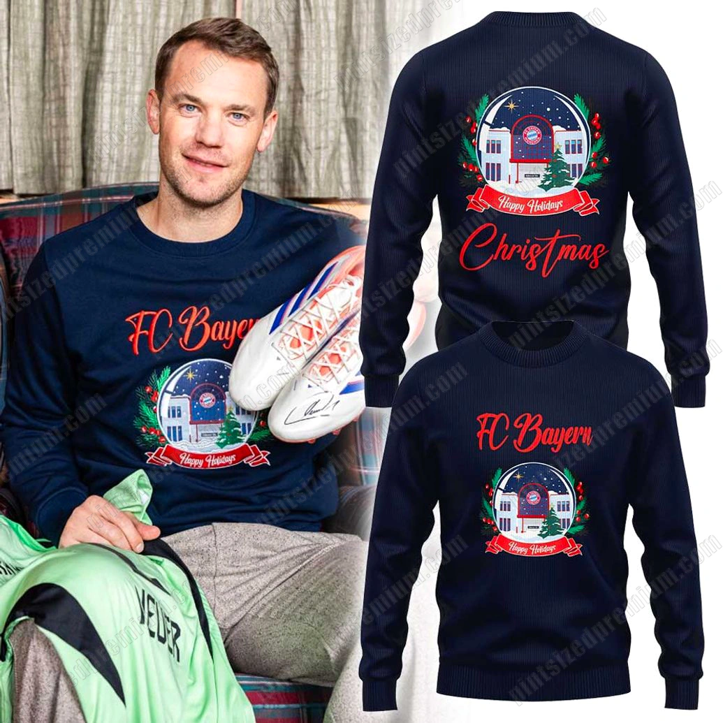 Bayern Celebrates Christmas 2025 Ugly Sweatshirt Bayern Celebrates Christmas 2025 Ugly Sweatshirt