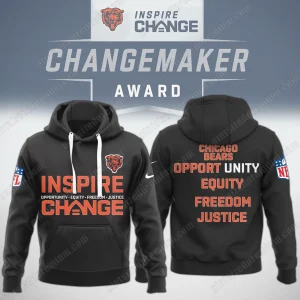 Chicago Bears Inspire Change 2025 Freedom Hoodie