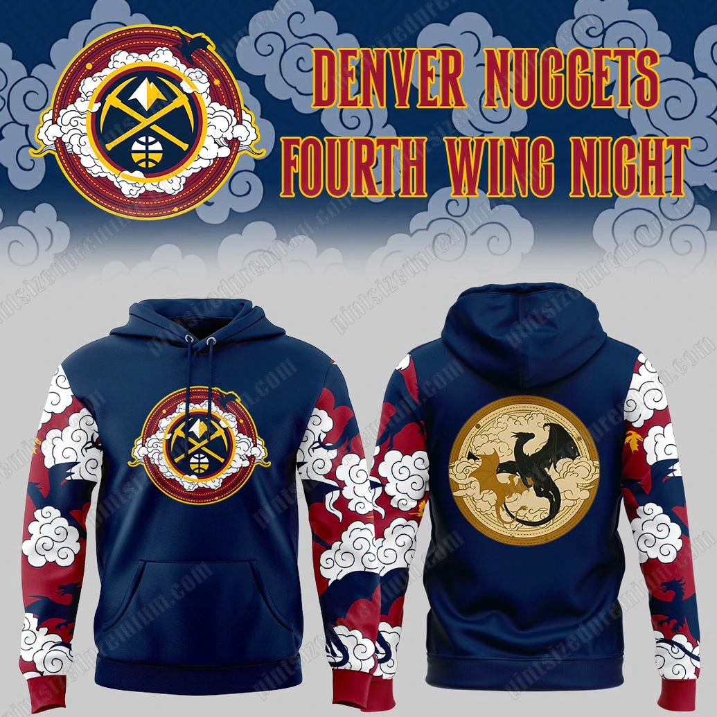 Denver Nuggets Fourth Wing Night Limited Hoodie Denver Nuggets Fourth Wing Night Limited Hoodie