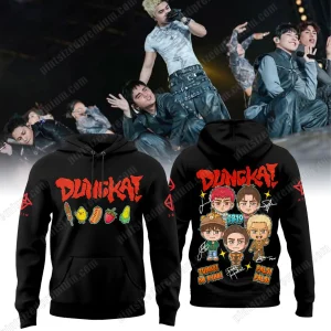 Dungka! SB19 Chibi Palo Palo For Fan Black Collection T-Shirt