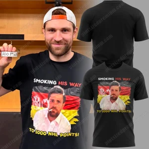 Edmonton Oilers Smoking His Way To 1000 NHL Points T-Shirt