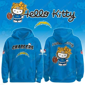 Los Angeles Chargers Hello Kitty Hoodie