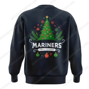 Maine Mariners 2025 Merry Christmas Ugly Sweater