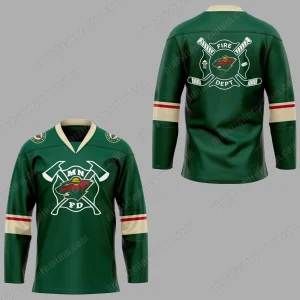 Minnesota Wild Firefighter Appreciation 2025 Hockey Jersey