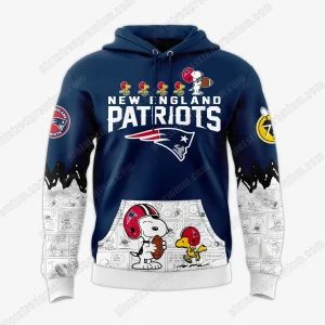 New England Patriots Peanuts Night Limited Hoodie